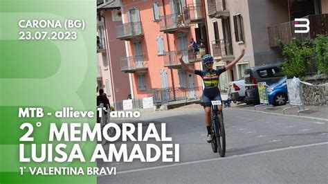 Valentina Bravi Gagabike Team Vince Il 2 Trofeo Carona Tra Le