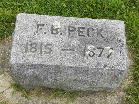 Frederick Booth Peck Find A Grave Memorial