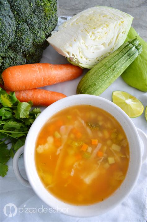 Descubrir 90 Imagen Sopa De Verduras Receta Sencilla Abzlocalmx