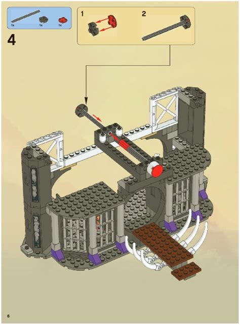 Lego 2505 Garmadon S Dark Fortress Instructions Ninjago Pilot Season