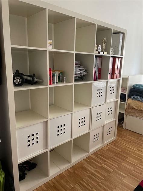 KALLAX Regal weiß 182x182 cm inkl Kisten Shelving unit Acheter