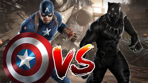 Captain America Vs Black Panther Who Wins Youtube