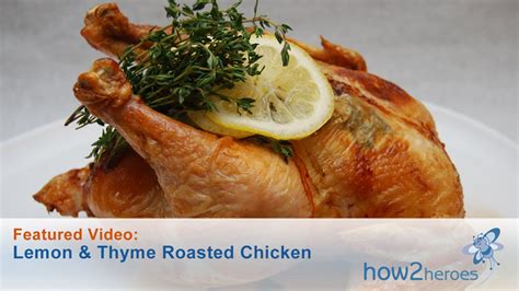 Lemon And Thyme Roasted Chicken Youtube