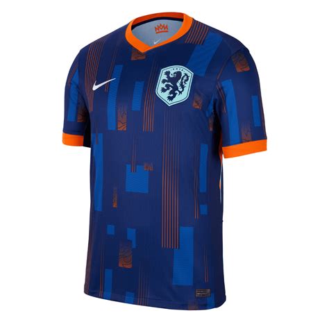 Nike Mens Netherlands 202425 Away Jersey Blue Voidorange Azteca Soccer