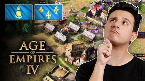 Age Of Empires Iv Mongols Vs French Youtube