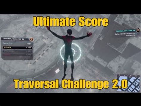 Spider Man Miles Morales Traversal Challenge 2 0 Ultimate Score