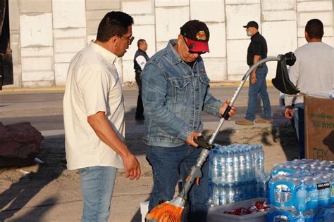 Quitaron 50 toneladas de basura y maleza de la entrada sur de Juárez