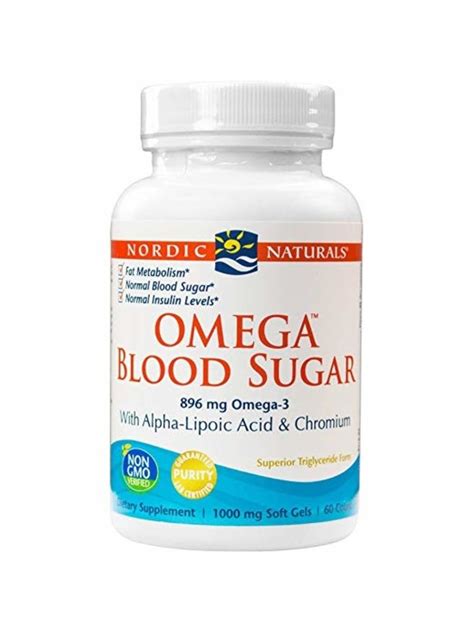 Nordic Naturals Omega Blood Sugar 60ct Nuts N Berries Healthy Market