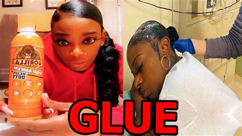 Woman Puts Gorilla Glue Spray In Hair Goes To Hospital Youtube