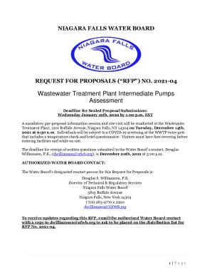 Fillable Online Wastewater Treatment Plant Intermediate Pumps Fax