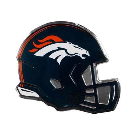 Denver Broncos Embossed Helmet Emblem - Dragon Sports