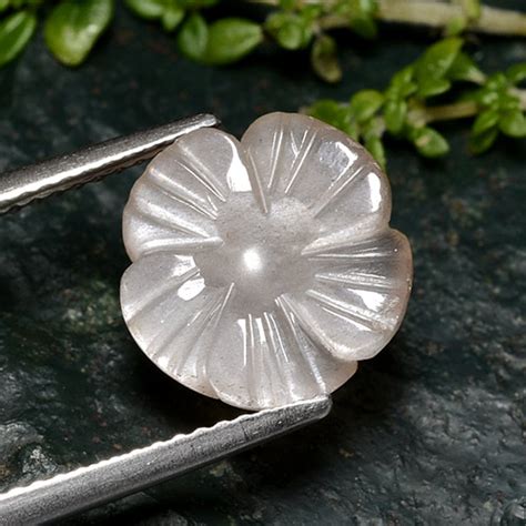 Carved Flower Gemstones