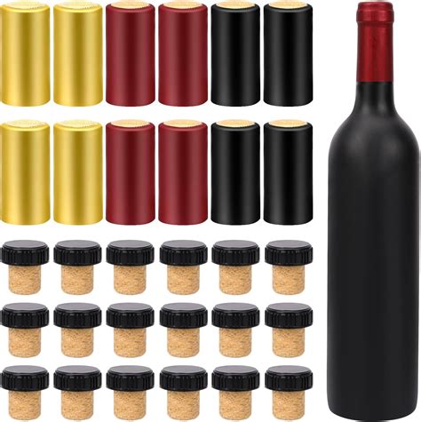 Amazon Pcs Wine Bottle Cork Stopper With Plastic Top Wine