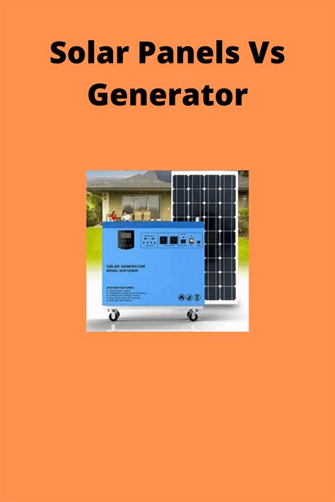 Solar Panels Vs Generator Which One Is Better Generators Zone