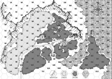 What Do You Think Of This Hex Map I Made For My Lovecraftian Dandd Game Rosr