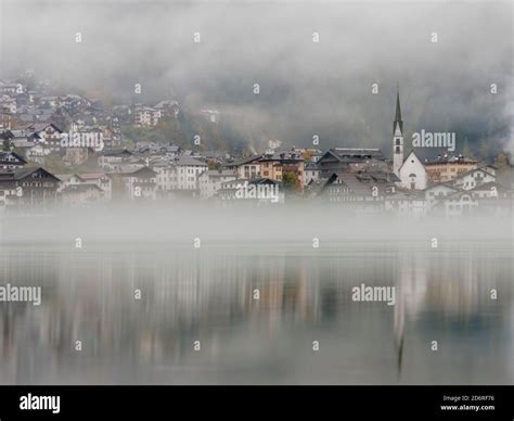 Village Alleghe At Lago Di Alleghe At The Foot Of Mount Civetta One Of