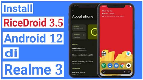 Install ROM RiceDroid 3 5 A12 Di Realme 3 RMX1821 YouTube