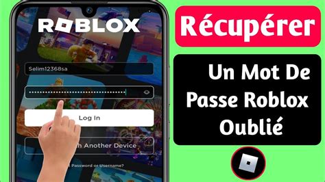 Comment R Cup Rer Un Mot De Passe Roblox Oubli Sans E Mail Nouvelle