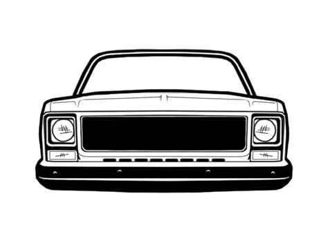 Chevy Truck Silhouette at GetDrawings | Free download