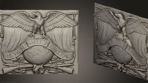 High Reliefs And Bas Reliefs Historical And Religious OAMC Armory