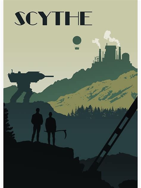 Scythe Board Game Wall Art Print Poster For Sale By Mountain Side