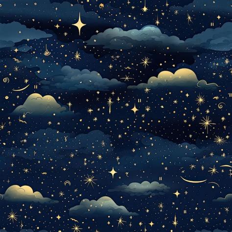 Premium Photo Celestial Night Sky Filled With Twinkling Stars