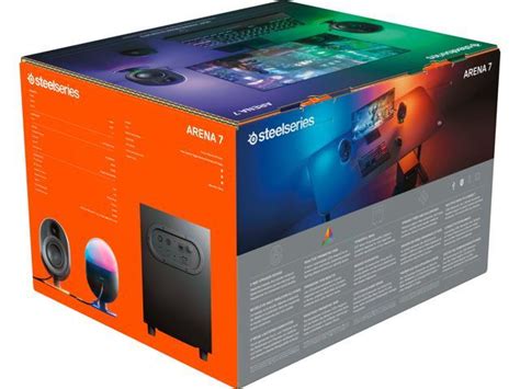 Steelseries Arena Bluetooth Gaming Speakers With Rgb Lighting