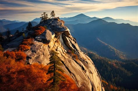 Premium Photo Moro Rock In Sequoia National Park California A