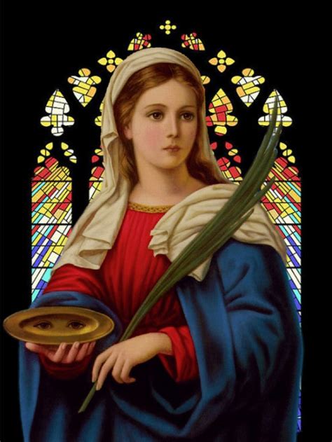 Saint Lucy In 2024 Saint Lucy Santa Lucia Saint Philomena