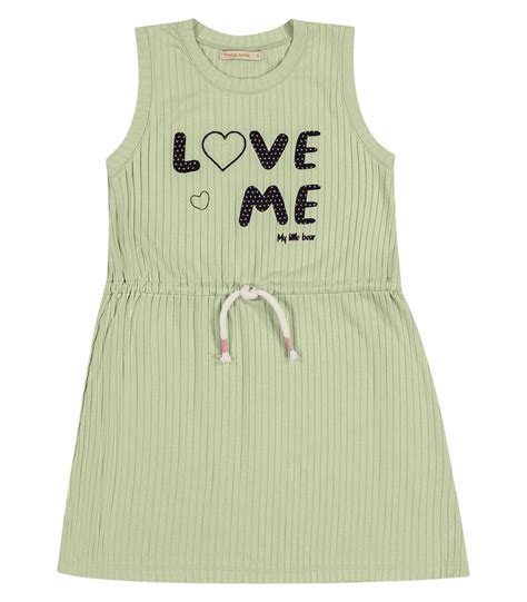 Vestido Infantil Ribana Trick Nick Verde