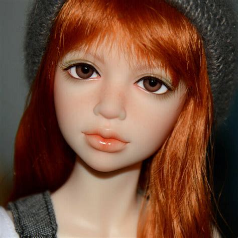 Bjd Doll Female Bare Resin Ball Jointed Doll With Eyes Face Makeup