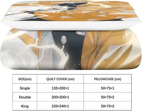 Demon Slayer Bedding Set Bedding Set For Adults And Children D Print
