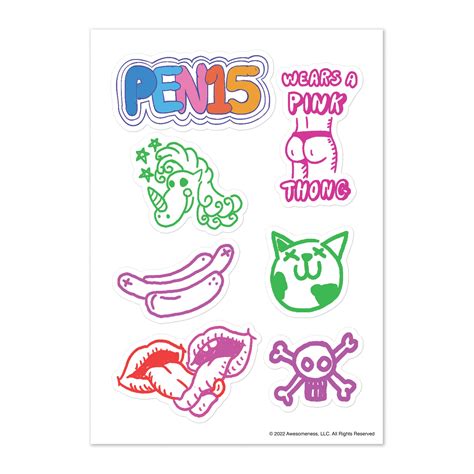 Stickers | Tagged "PEN15"| Shop Hulu