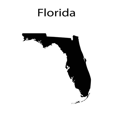 Florida State Map Vector Art, Icons, and Graphics for Free Download