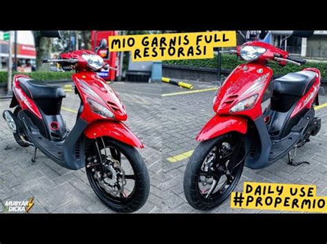 Review Mio Sporty Daily Use Full Restorasi Dari Mio Garnis Youtube