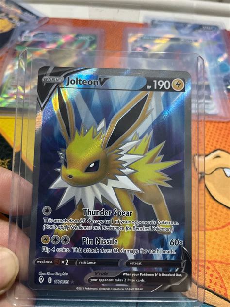 Jolteon V Hobbies Toys Toys Games On Carousell