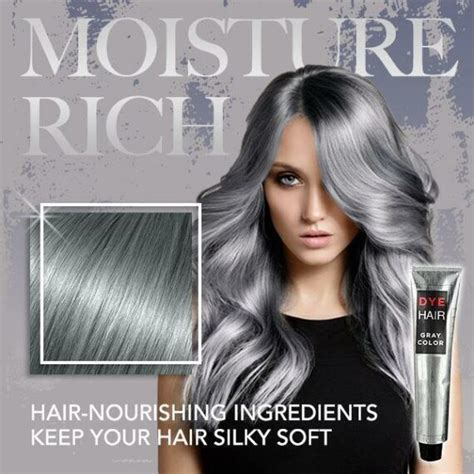 Silver Gray Hair Dye - 50% OFF - Lulunami