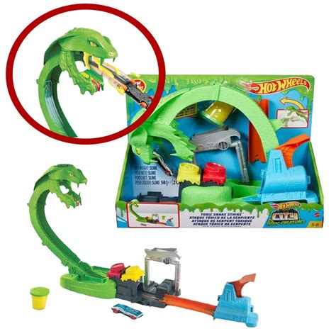 Pista De Hot Wheels Serpente Ataque Da Serpente Mattel Sandra Presentes E Utilidades