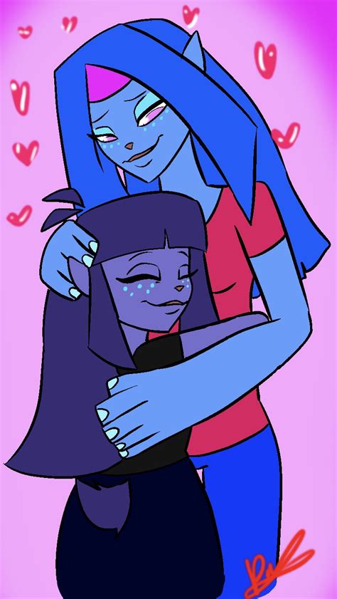 Sister Hug By Starfire Vega1 On Deviantart