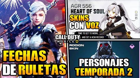 FECHAS DE TODAS LAS RULETAS PERSONAJES TEMPORADA 2 GIRLS FRONTLINE