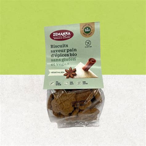 Biscuits Bio Sans Gluten Saveur Pain D Pices Zemanka Calicote