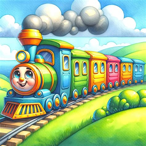 train drawing  kids cartoon train pictures transportation drawing