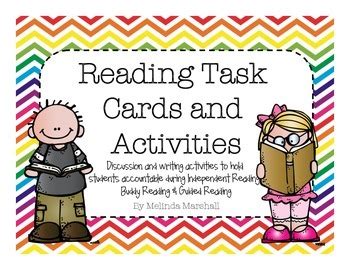 Reading Task Cards by Melly's Materials | Teachers Pay Teachers