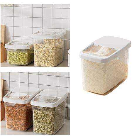 Maslvo Food Storage Containers Food Storage Containers With Lids Clearance Sale Rice Storage Box