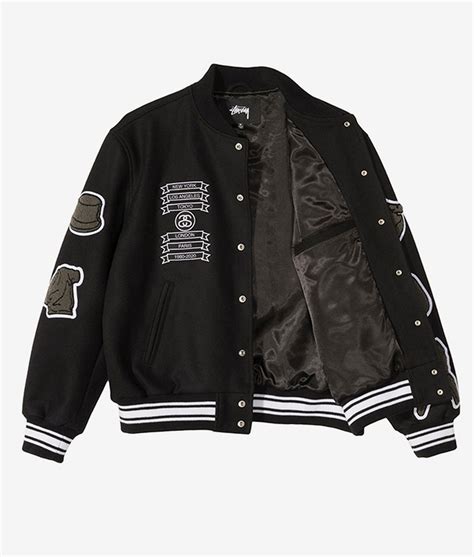 ASAP Rocky Stussy Jacket | CDG Varsity Jacket - Jackets Creator