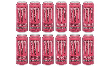 Up To 38 Off 12 Pack Of Monster Energy Drink Groupon