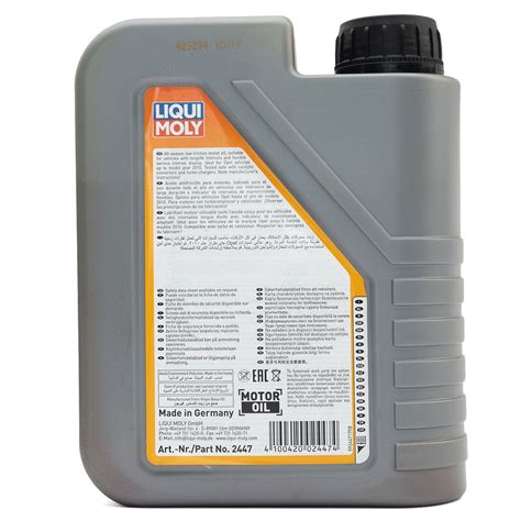 Botella De Aceite Liqui Moly Multigrado Sint Tico W Special Tec