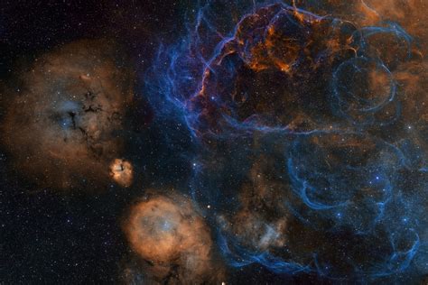 Mosaic Of Vela Supernova Remnant And Gum Nebulae — Sean Liangs Website