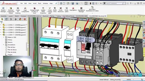 Live Demo Solidworks Electrical 2018 Control Diagram YouTube