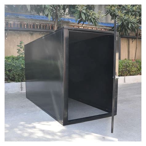 Lockable Steel Outdoor Bicycle Storage Box | Bicycle parking solution ...